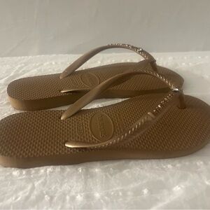 Havaianas Tan Flip Flops